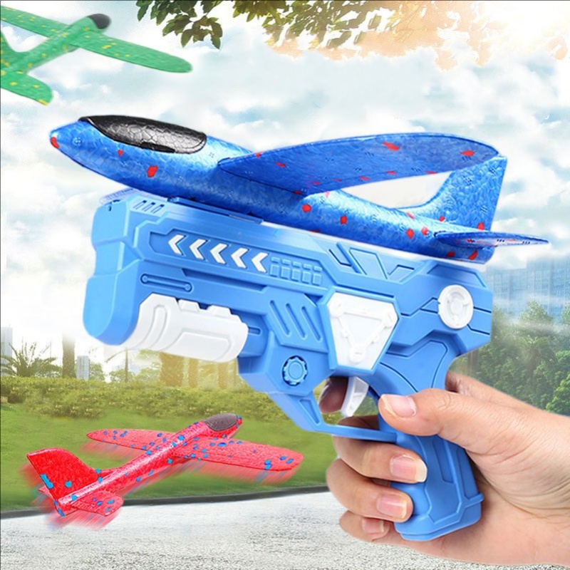 Catapult Launcher Toy - Pistola lanzadora de aviones de espuma
