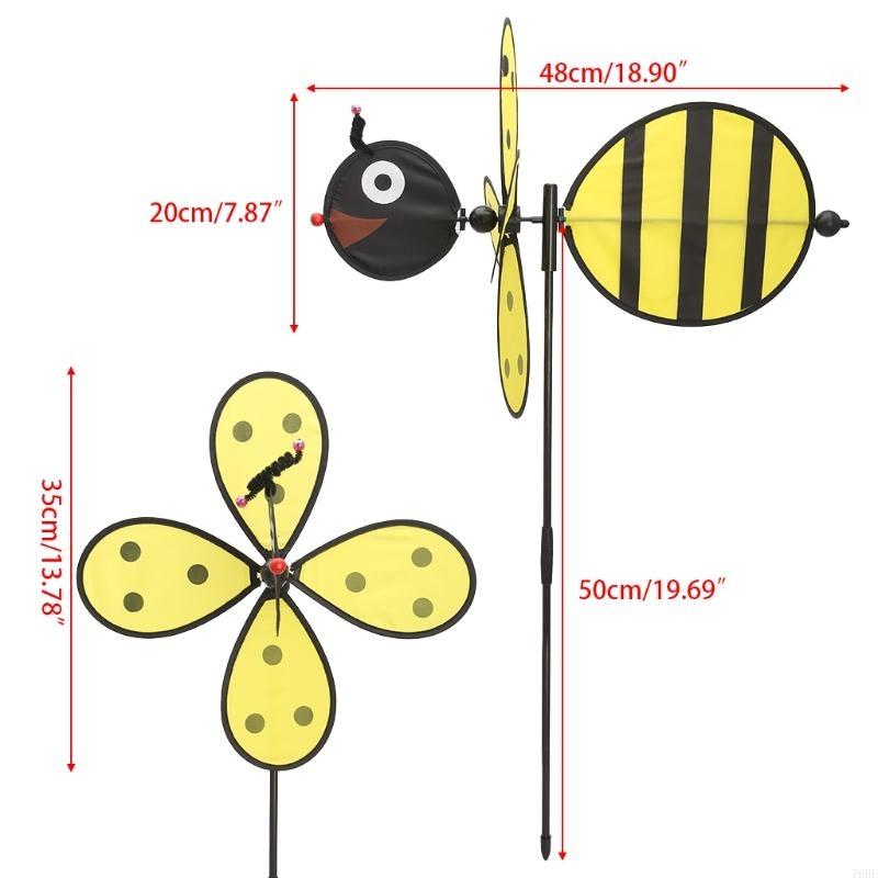76HF Molino viento abeja Whirl - Kids Yard Toys reseña y precio