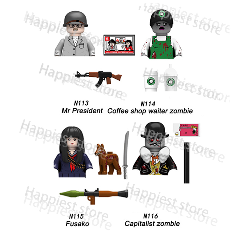 MOC City-figura de fantasma pa - Kids Zombie Toys reseña y precio